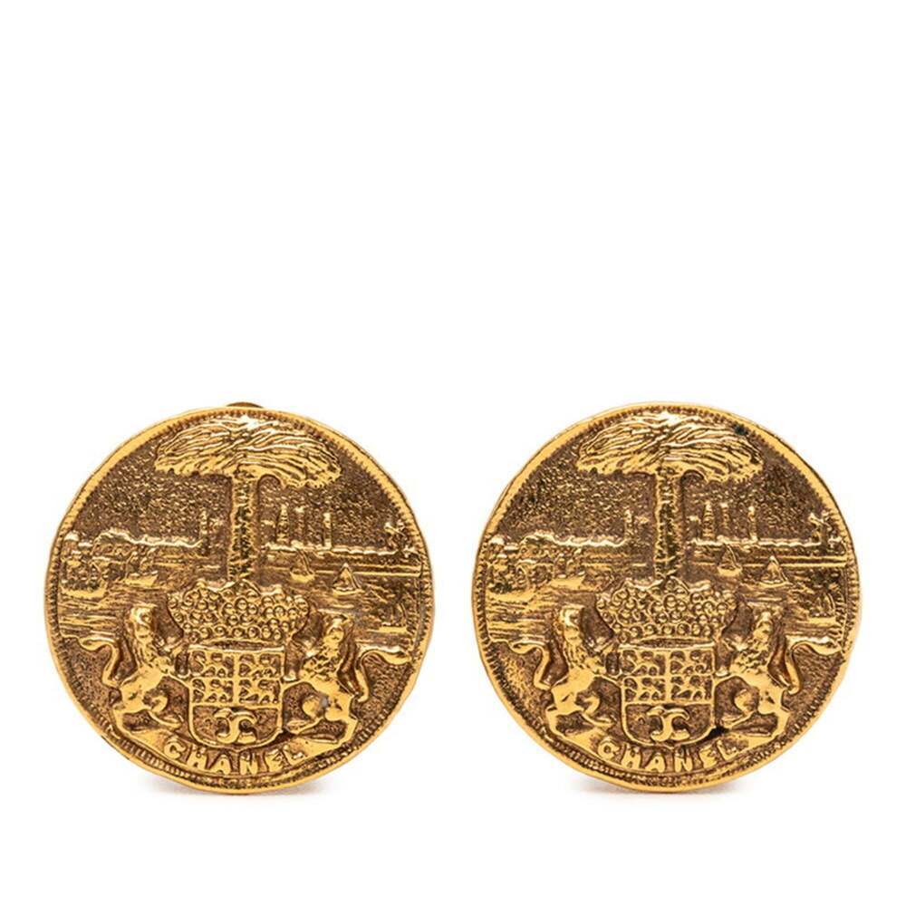 CHANEL Gold Earrings